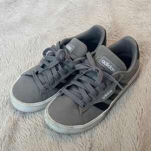 Adidas Kids Charcoal Gray Sneakers